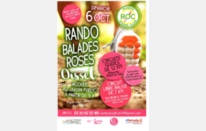 Randos Balades Roses du 6 octobre 2024